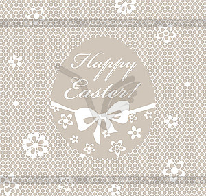 Easter pastel card - vector clipart