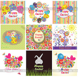 Easter cards - vector image