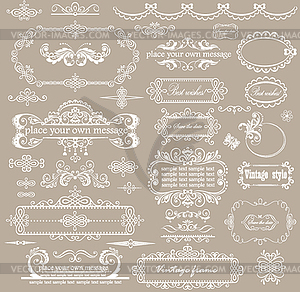 Beautiful wedding design - vector image