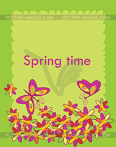 Spring time - vector clipart