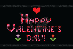 Happy Valentine`s Day! - vector clipart