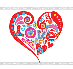 Abstract heart - vector image