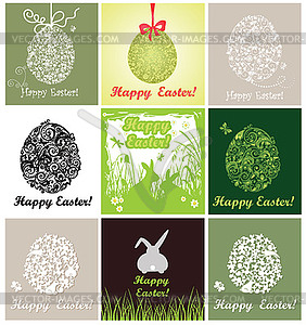 Easter greetings - vector clipart