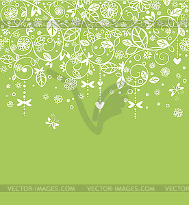 Spring seamless decoration - vector clipart