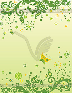 Spring abstract background - vector EPS clipart