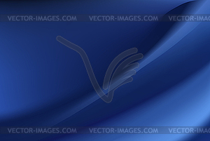 Blue silk background with some soft folds - vector clipart