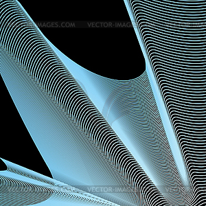 Abstract shiny bright blue - vector image