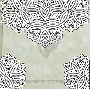 Romantic vintage lace ornament paper texture - vector clip art