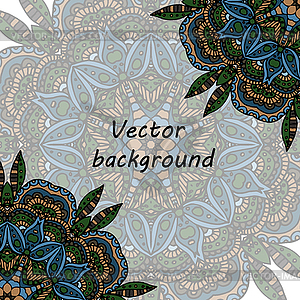 Corner lace pattern - vector clip art