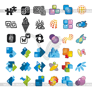 Set of design elements - vector clipart