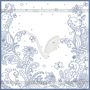 Lovely greeting card - vector clipart