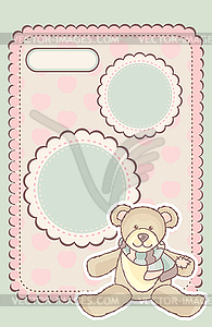 Baby frame - vector image