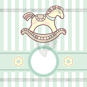 Baby card - vector clip art