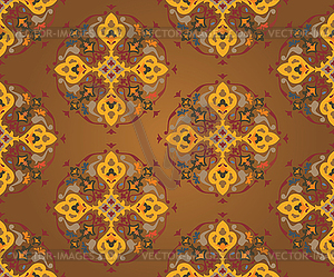 Seamless persian wallpaper - vector clipart