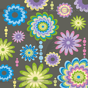 Floral background - vector clipart