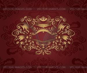 Abstract royal frame - vector clip art