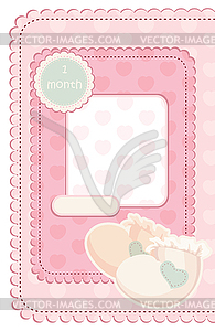 Baby frame - vector image