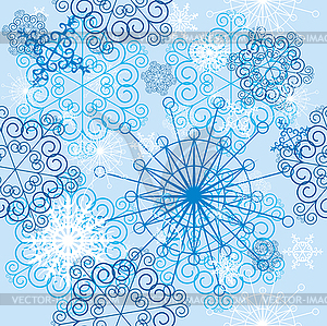 Christmas seamless background - vector image