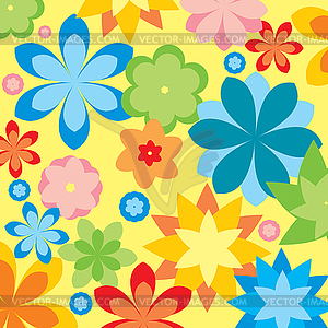 Abstract flower background - vector image