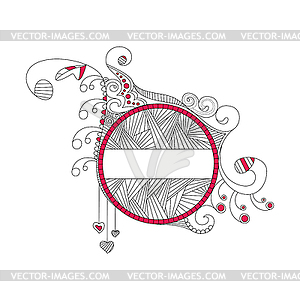 Lovely frame - vector clip art