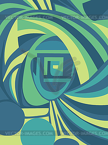 Abstract spiral background - vector image