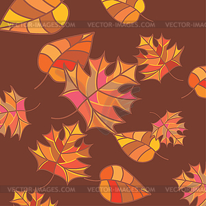 Abstract autumn background - vector clipart