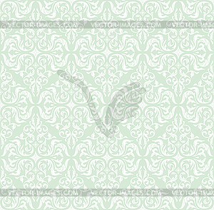 Seamless retro floral background - vector image