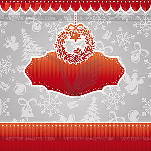 Christmas frame - vector clipart