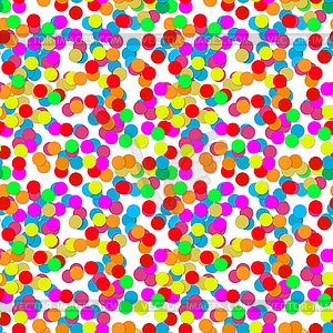 Confetti party design seamless pattern - vector image