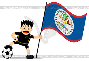 Soccer player - vector image