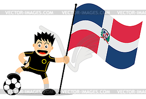 Soccer player - vector image