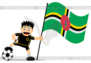 Soccer player - vector clipart