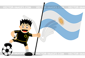 Soccer player - vector clipart