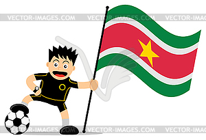 Soccer player - vector clipart