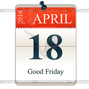 Good Friday - vector image