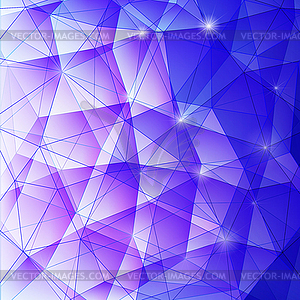 Triangle blue  - vector image