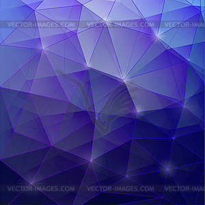 Triangle blue - vector clip art