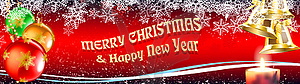 New year background2red - vector clipart
