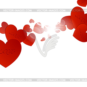 Valentine`s day background - vector image