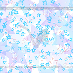 Stars seamless pattern - stock vector clipart