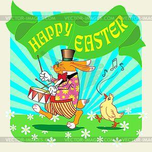 HAPPY EASTER - vector clip art