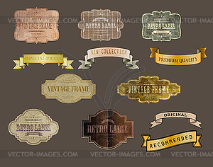 Vintage lable - vector clip art