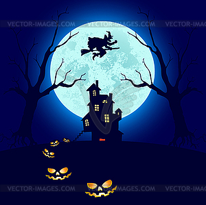 Halloween background - vector image