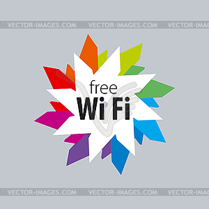 Logo Wi fi  - vector EPS clipart