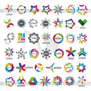 Biggest collection of logos Union - vector clipart