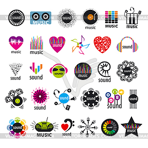 Самая большая коллекция логотипов музыки и звуков - клипарт в векторном виде