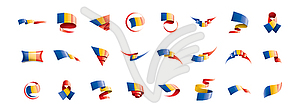 Chad flag,  - vector clip art