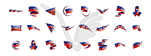 Haiti flag, - vector clipart