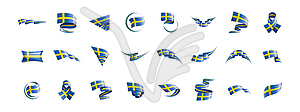 Sweden flag, - vector image