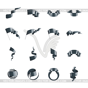 Black sticker - vector EPS clipart